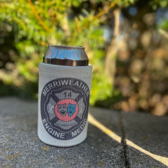 Custom for Firefighter, Firefighter Gift, Groomsman Gift, Can Cooler, Firehose, Fireman, Can Holder,Fireman Gift,Fire House, Firemen Gift