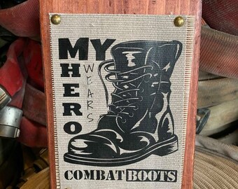 Military Gift, US Army, Marine Corps, Air Force, Gift for Mom, Gift for Her, Gift for Wife, Custom Sign, Wall Decor, Home Decor, Wall Sign