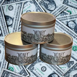 Money Scented Candle: Money Candle, Man Candle, Entrepreneur, Entrepreneur Gift, New Business Owner, Business Owner, Business Owner Gift
