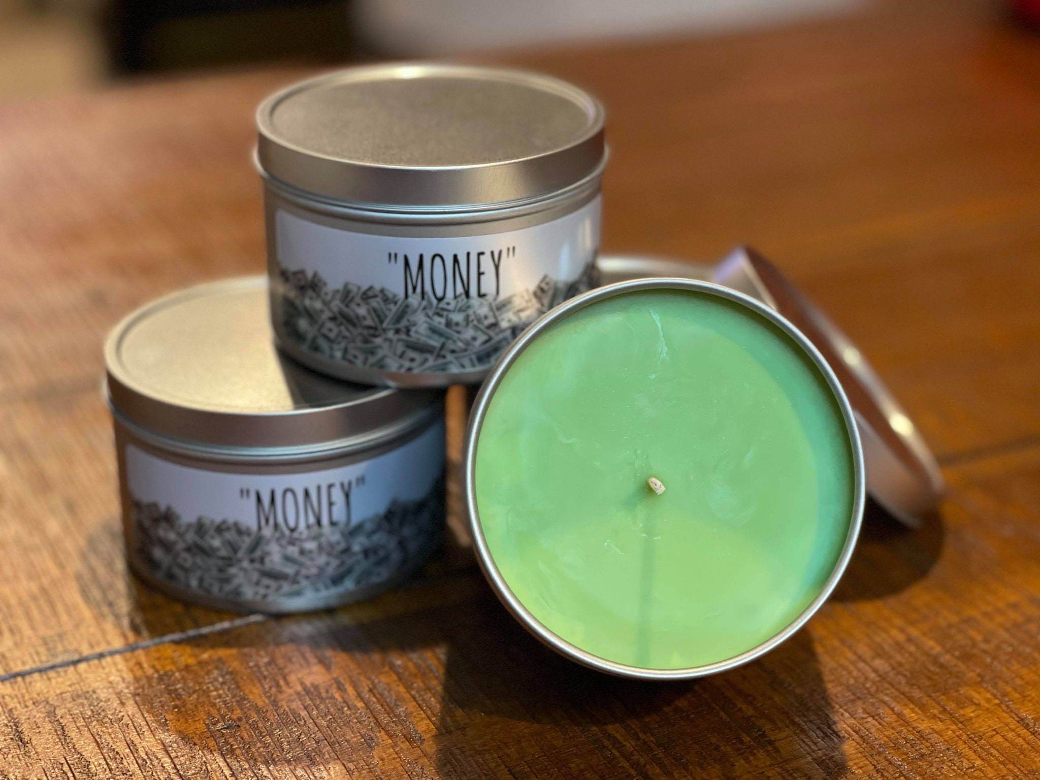 Money Scented Candle Money Candle Man Candle Entrepreneur Etsy