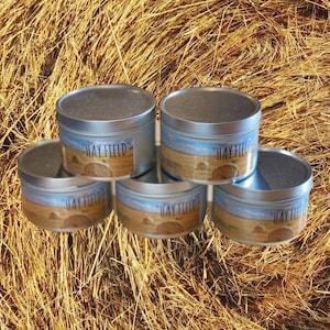 Hay Candle, Man Candle, Farm Candle, Hay Field, Hay Bale, Farmers Wife, Hay Scented Candle, Gift for Men, Gift for Him, Man Scented Candle.