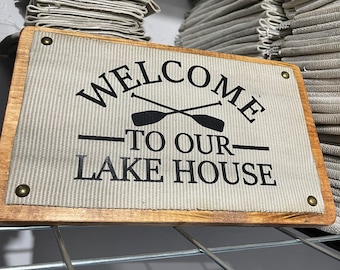 Fire hose sign for Lake House, Lake House Decor, Lake House Sign, Lake House Gift, Lake House Wall Art, Lake Life, Lake Decor, Lake Sign