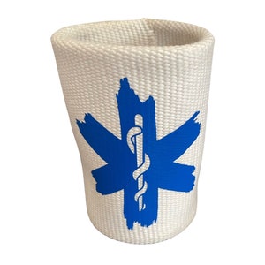 Fire Hose Cozy for Star of Life Wife, ambulance gift, paramedic gift, Ems gifts, Emt gifts, first responder gift, fire hose, fire hose cozie