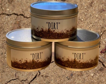 Dirt Scented Candle: Man Gifts, Gift for Him, Gift for Men, Gift for Dad, Unique Gifts for Men, Unique Gifts for Him, Man Candle,Dirt Racing