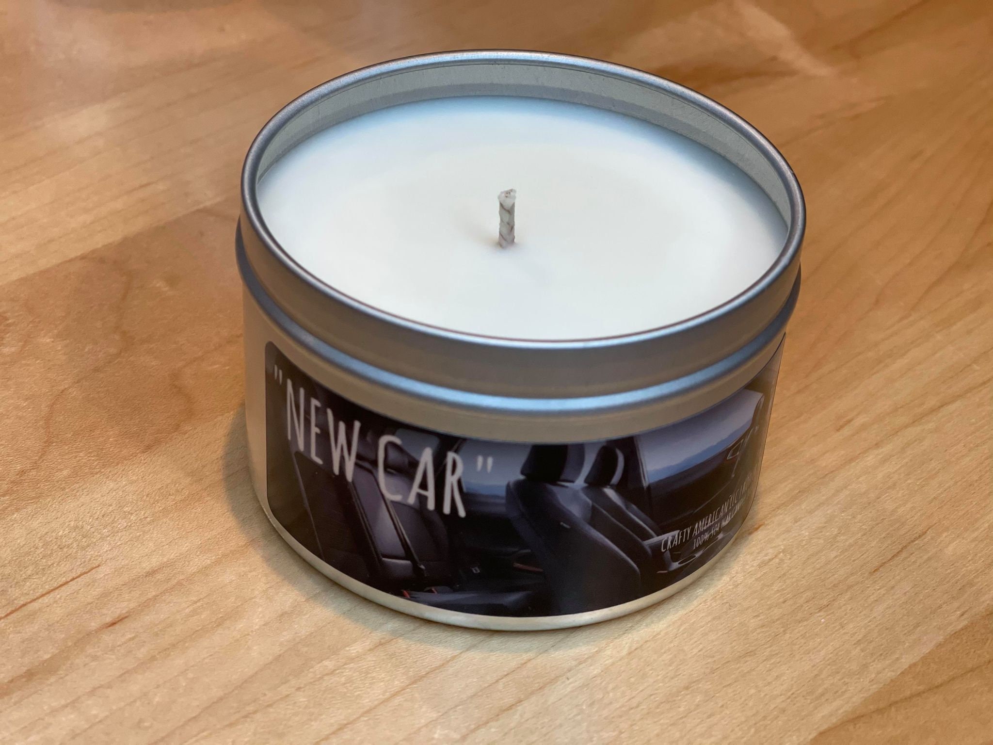 New Car Scented Candle New Car Gift New Car Scent New Car Etsy