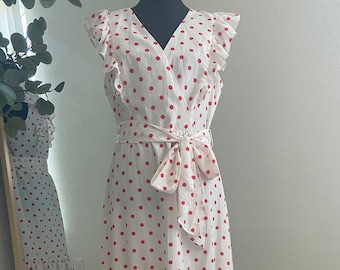 【ANDRESD】flocky dot dress flocky dot pants dress | ANDRESD