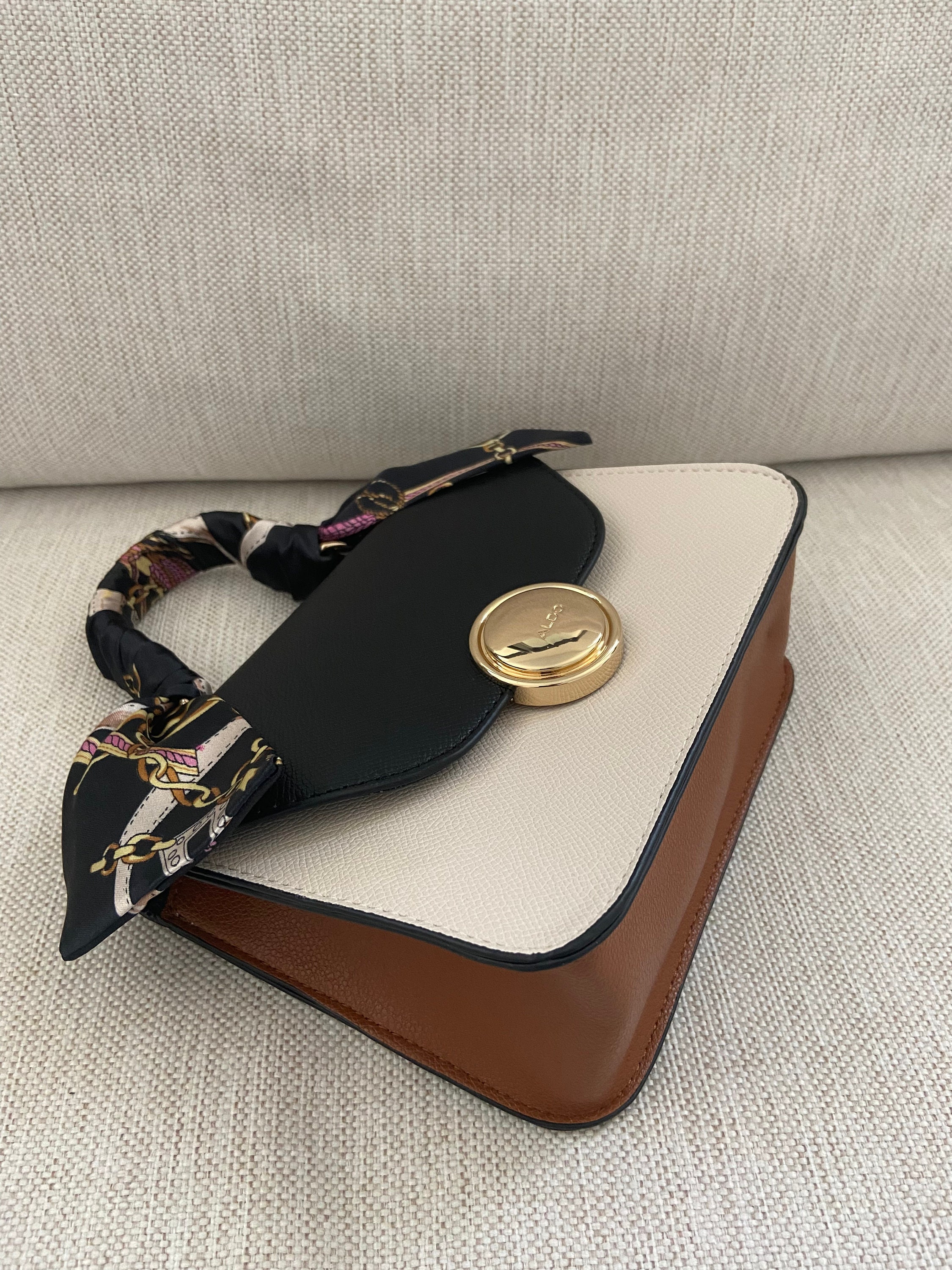 Mini Classic Handbag / Crossbody Bag with Scarf 1442 (various