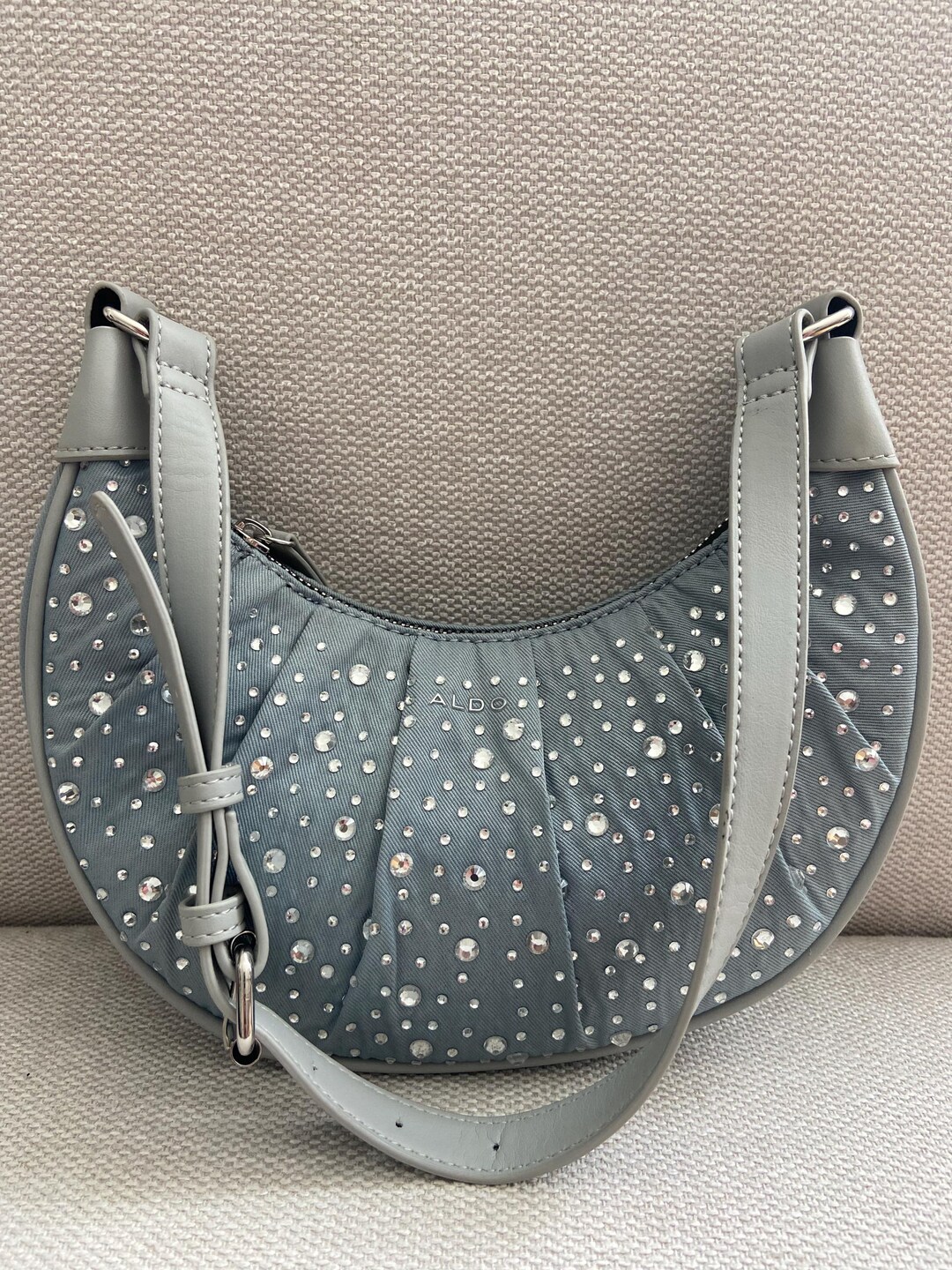 Square Rhinestone Underarm Bag