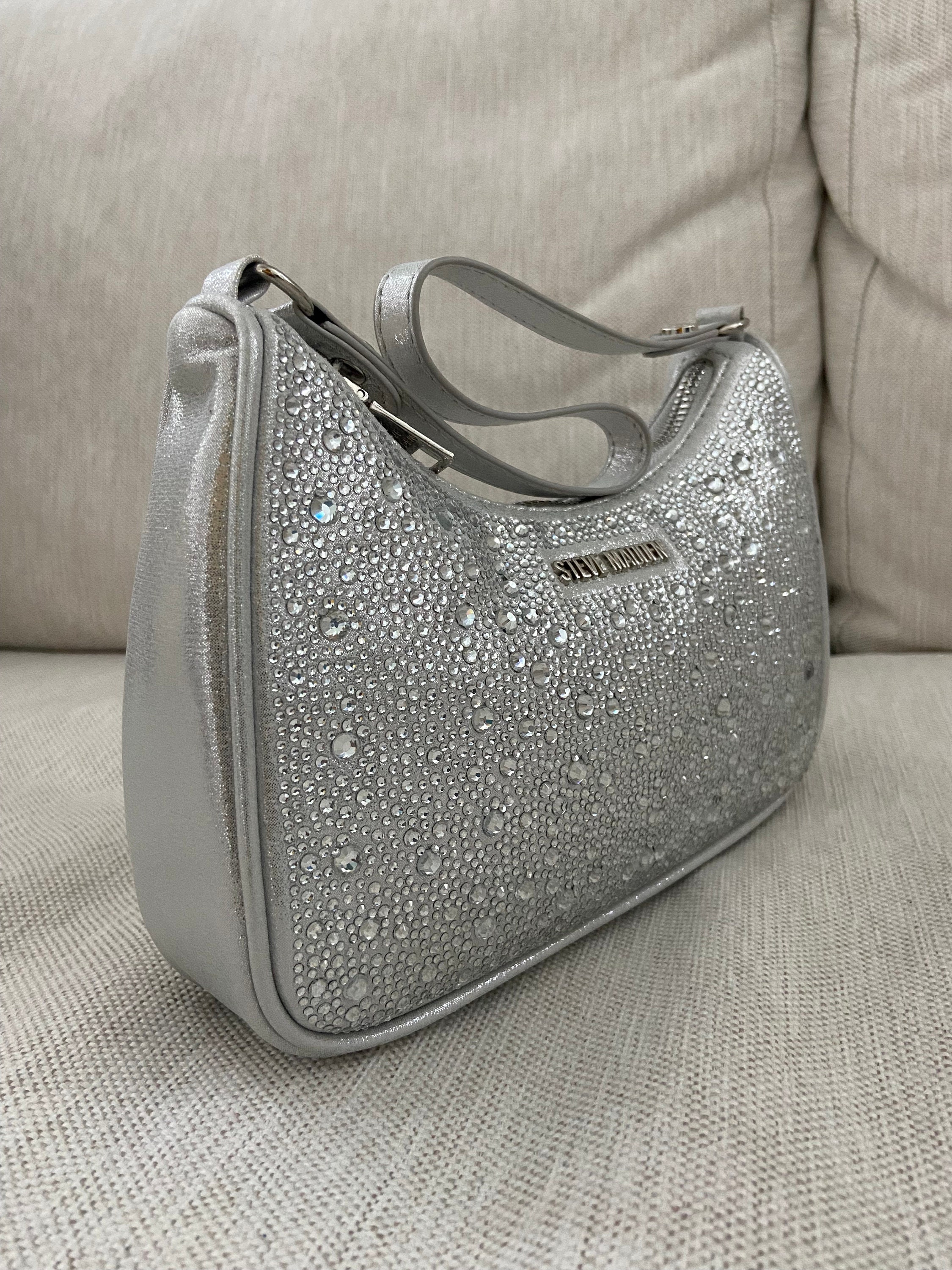 Locò small crystal-embellished leather shoulder bag