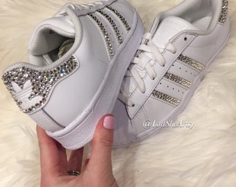 adidas superstar rosa glitzer