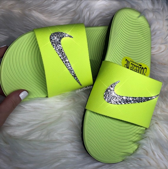 Nike KAWA Slides Made with SWAROVSKI 