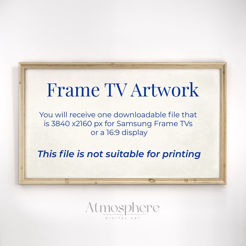 Neutral Abstract Frame TV Artwork Downloadable File, Modern Painting