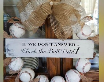 Made to Order Baseball Wreath