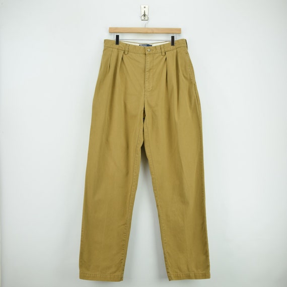 polo ralph lauren andrew pleated chino pants