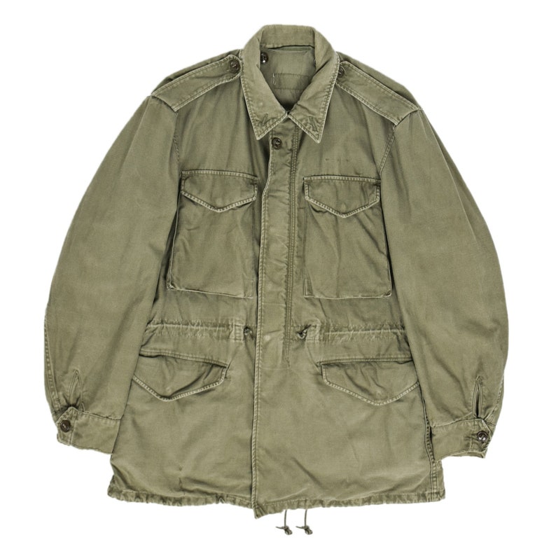 Vintage 50s M-1951 Korean War US Army Field Jacket Olive Green | Etsy