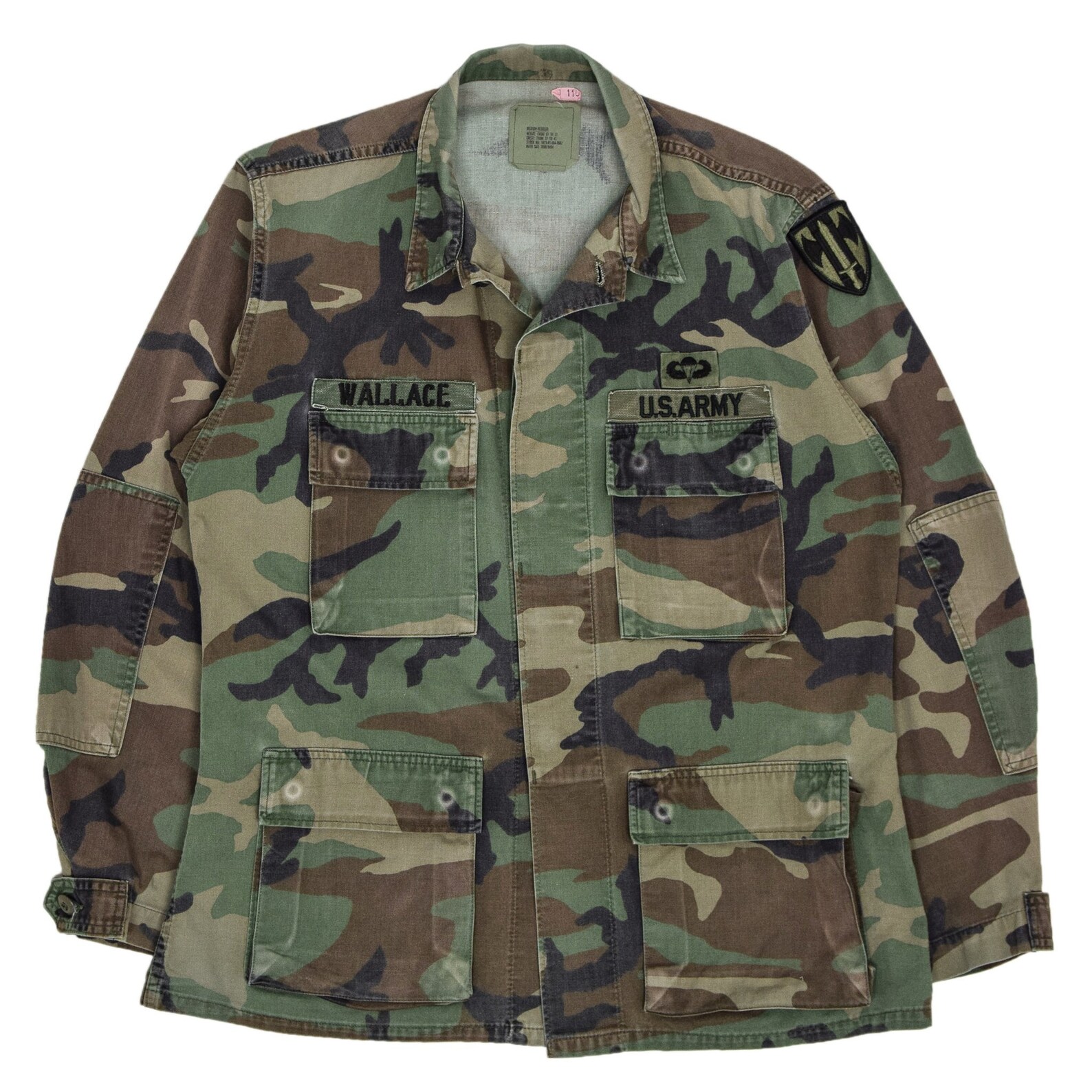 Vintage 80s US Army Woodland Camouflage BDU Combat Coat Field Etsy