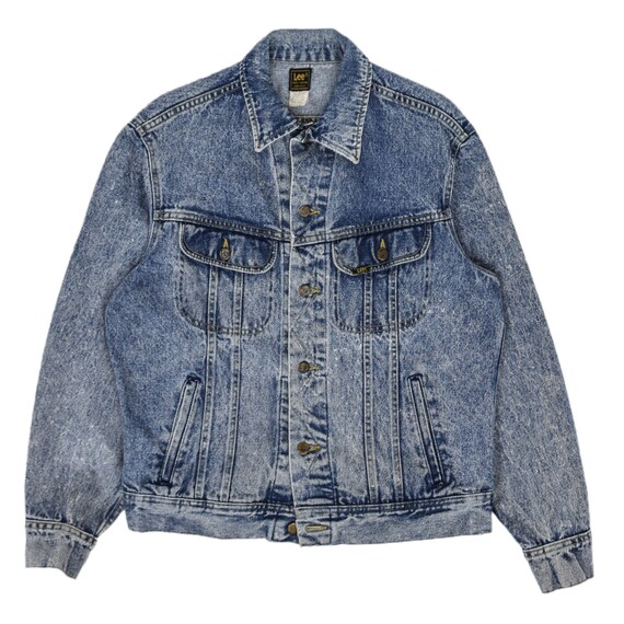 Vintage 70s Lee Riders Stonewash Blue Denim Trucke