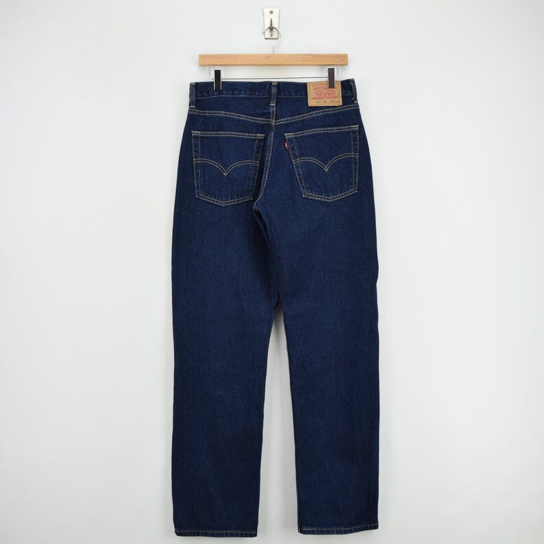 Vintage Levi Red Tab 582 Indigo Blue Denim Jeans Pant 30 W 32 Etsy