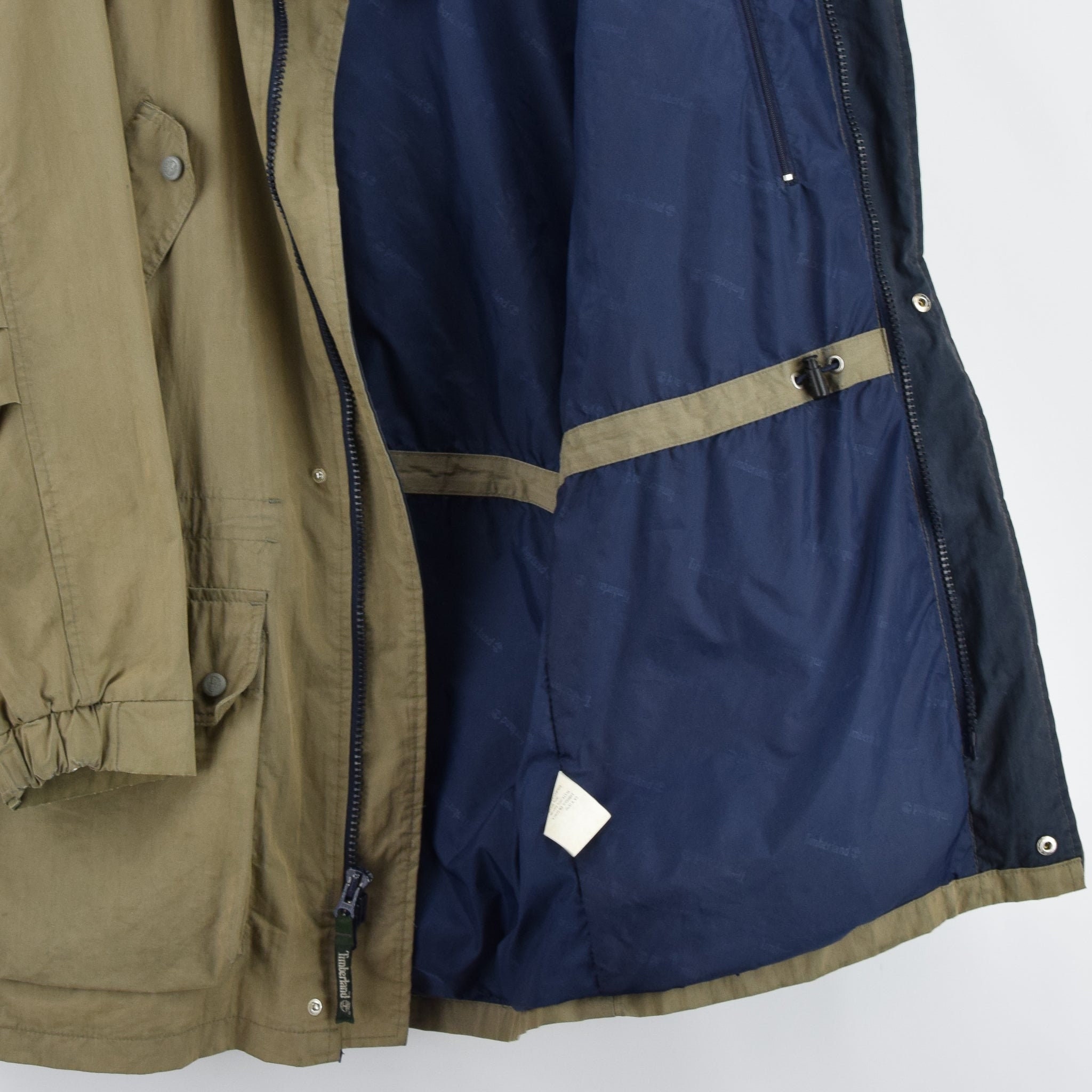 Vintage Timberland Olive Green Coat Jacket With Concealed Hood - Etsy