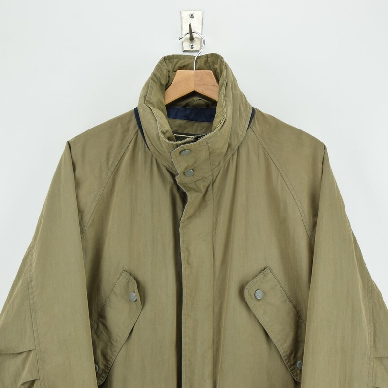 Vintage Timberland Olive Green Coat Jacket with Concealed Hood | Etsy