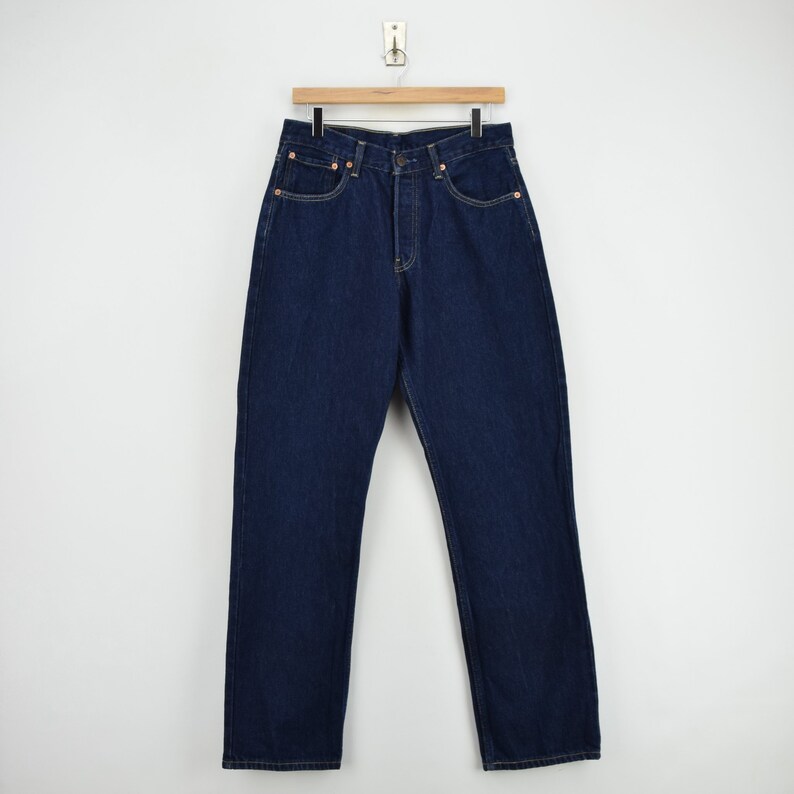 Vintage Levi Red Tab 582 Indigo Blue Denim Jeans Pant 30 W 32 Etsy