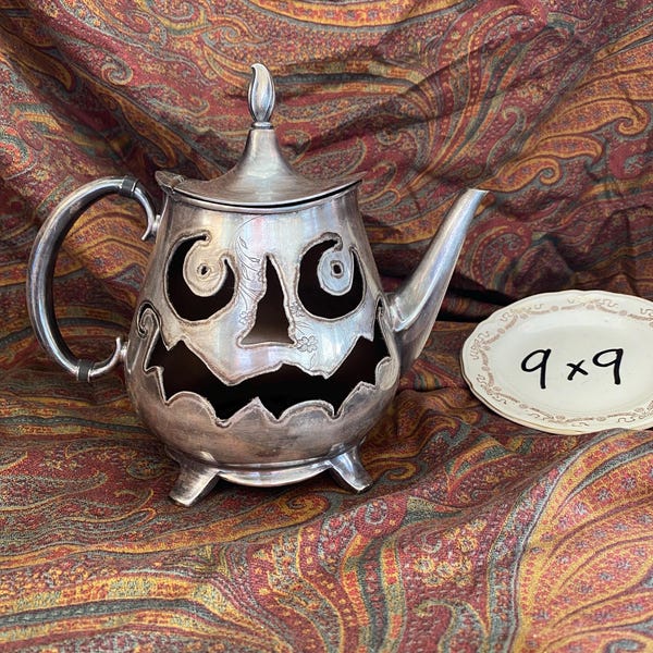Tea Pot Jack O’ Lantern