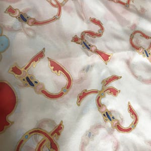 Armenian Alphabet Silk Scarf, Batik, Handmade, Hand Painted, Red Gold Blue, Fashionable, Boxed Gift, Vintage, Cultural, Customizable, Ethnic