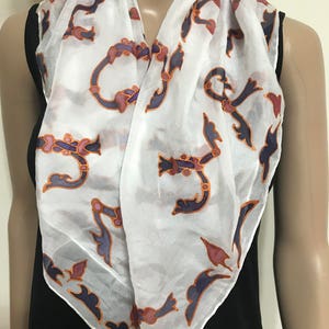 Armenian Alphabet Silk Scarf, Handmade, Batik, Hand Painted, Boxed Gift, Elegant Present, Luxury Accessory, Vintage