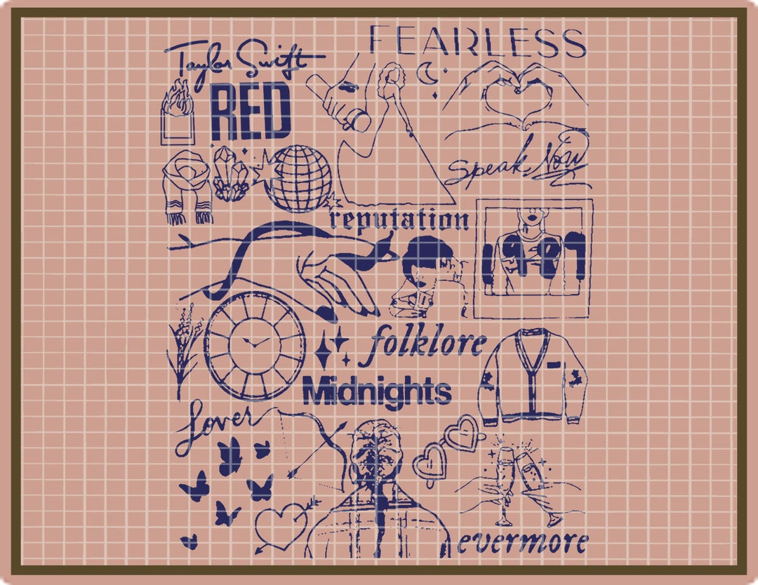 World Music Tour 2023 Png File TS Album Digital Download the Etsy UK