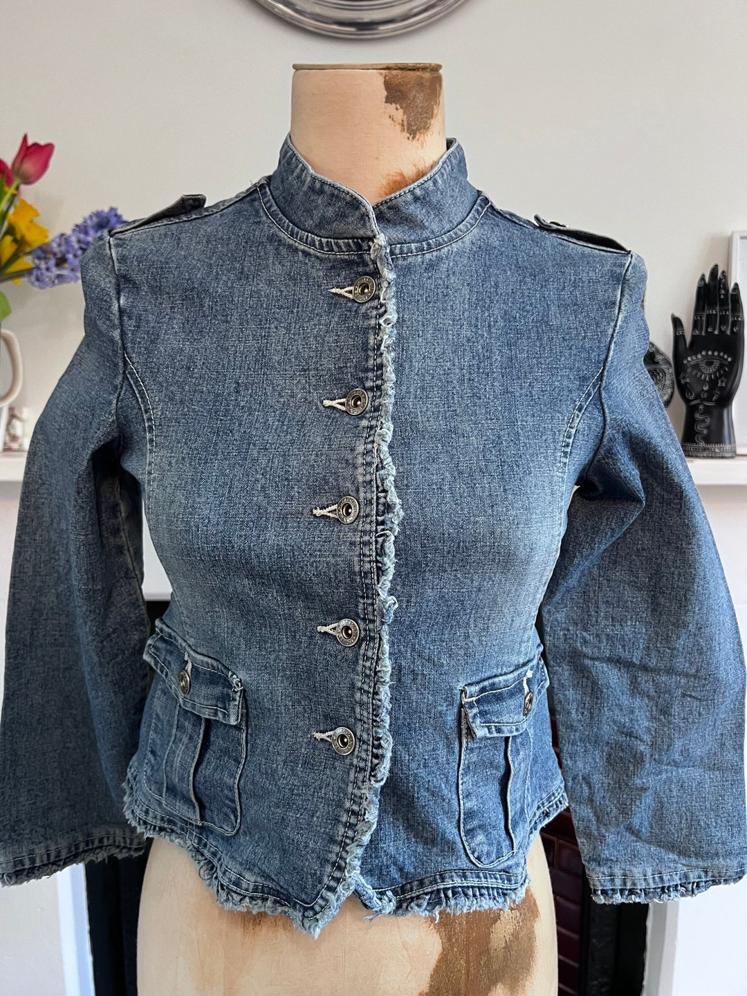 80'S Vintage Looking Denim Jacket