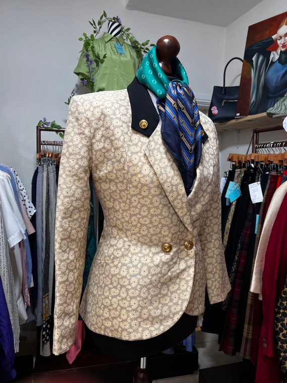 Vintage Blazer Rifat Ozbek, 1980’s 1990s Tailored… - image 3