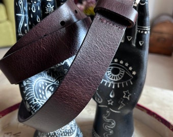 Vintage Belt, 90s Leather Brown M&S 1.5inch belt inch wide Belt - brown leather Marks and Spencer belt 1990s Fit 38”-40” 97-102cm, vintage