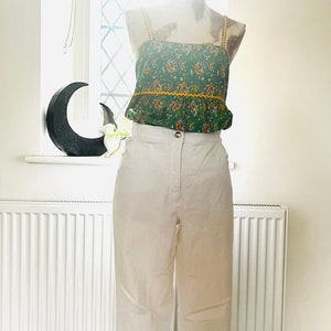90s Vintage White Jeans: Brax Magic Stretch, W38 L29