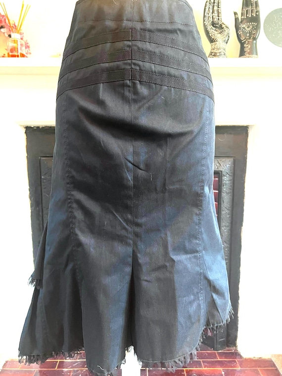 Black skirt vintage style deals