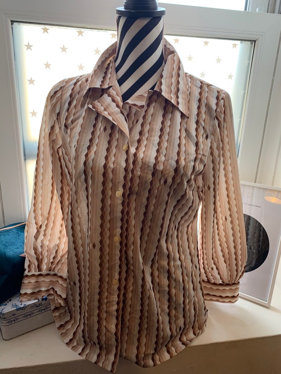 70s Blouse Shirt Vintage Japanese 70’s Vintage bro