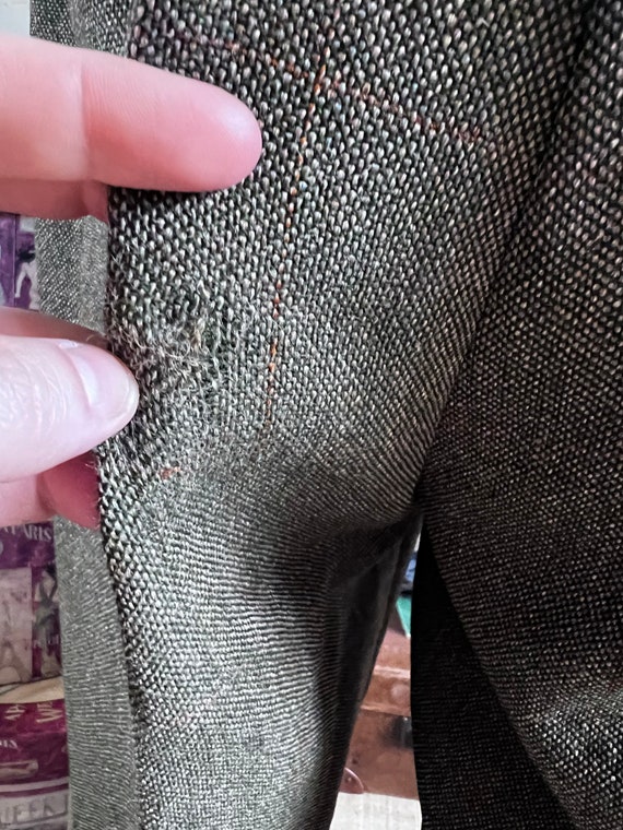 1960s Vintage Mens Tweed, 2 Piece Suit, Trouser, … - image 9