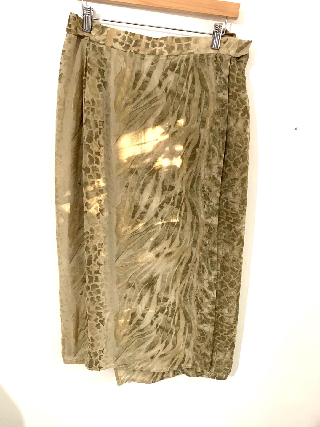 Sharon Midi Skirt Green Patterned main image 0