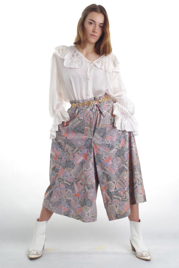 Vintage Leather Pastel Culottes