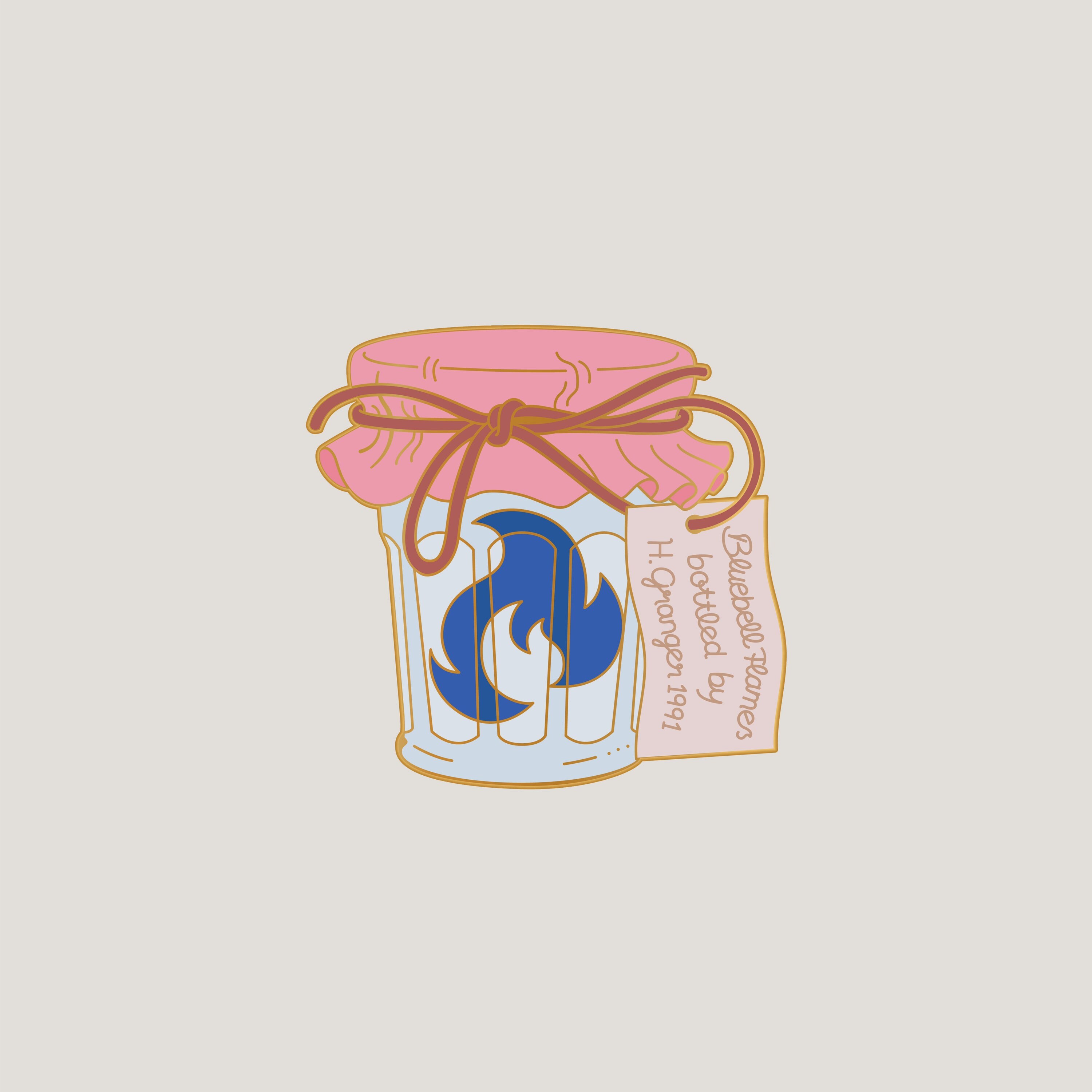 Flammes Bluebell en bouteille par Hermione