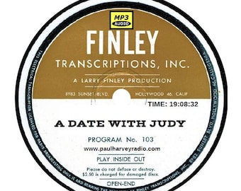 A Date With Judy (40 Shows) Old Time Radio MP3 CD