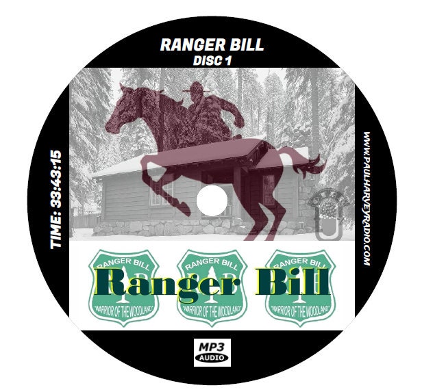 RANGER BILL (221 Shows) Old Time Radio MP3 4 CD'S - Etsy