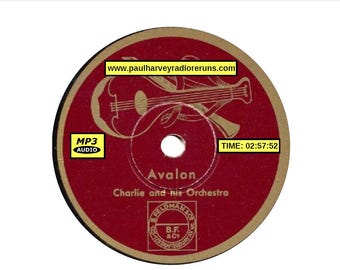 Charlie and His Orchestra (56 Shows) Old Time Radio MP3 CD
