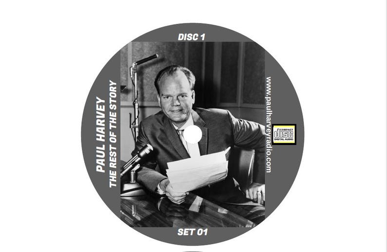 Paul Harvey (Set 25) The Rest of the Story 100 Episodes on 5 Audio CDs Bild 1