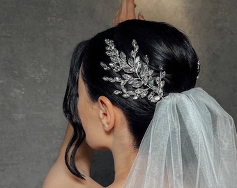 bridal hair accessories Hair piece for bride Wedding hair piece Bridal hair pins Wedding head piece Head piece for bride Bridal headpiece