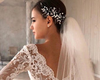 Wedding hair accessories for bride