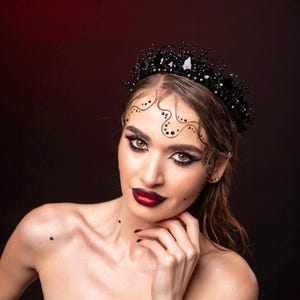 Gothic Wedding Black Crown
