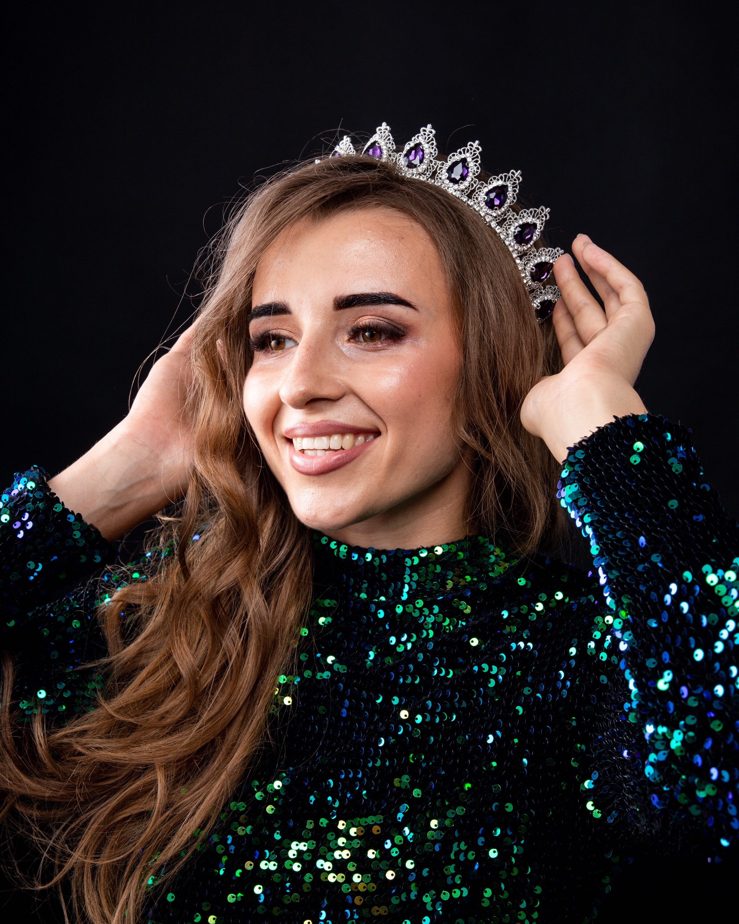 Purple Crown Crown Tiarahandmade Crown Halloween Crown Etsy