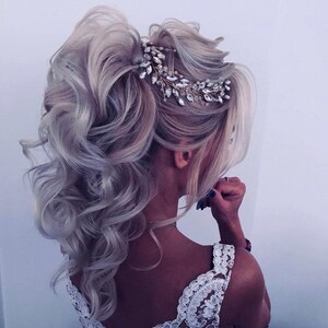 Wedding hair accessories Crystals Hair Vine Wedding Headpiece Bridal hair vine Bridal hair accessories