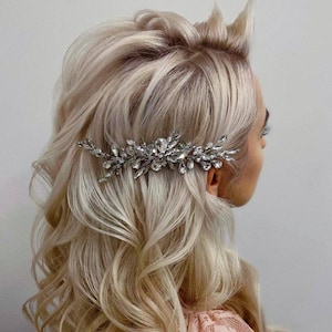 Diamond bridal hair accessories