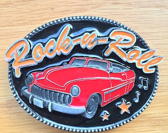 Rock and roll belt buckle
